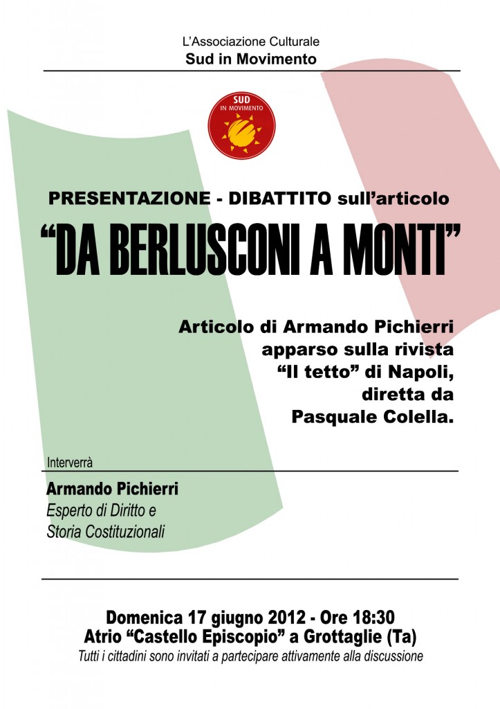 Da Berlusconi a Monti